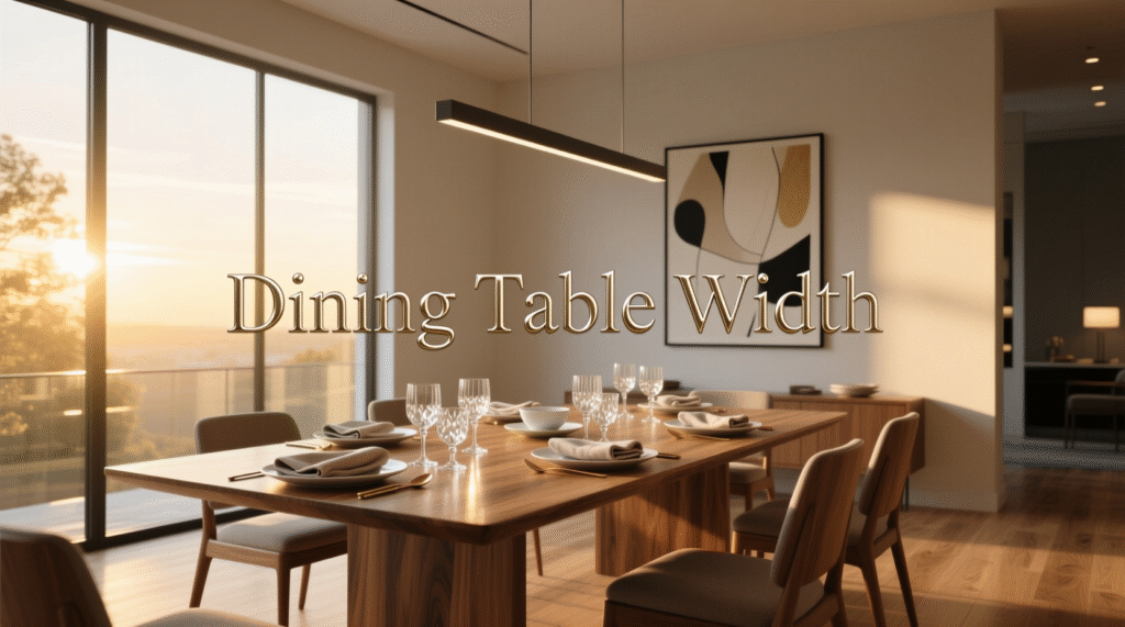 Dining Table Width