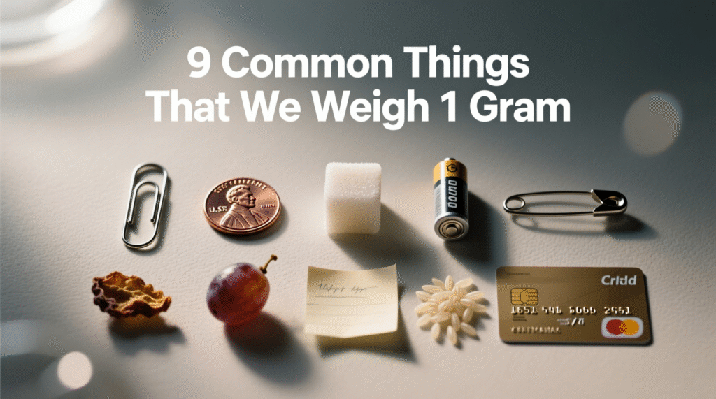 9 Common Things That Weigh 1 Gram