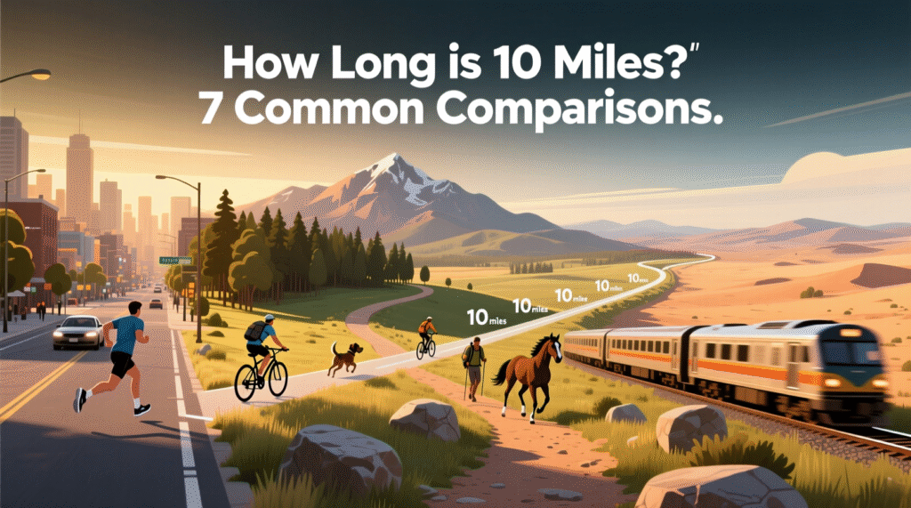 How Long is 10 Miles? 7 Common Comparisons