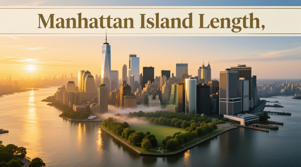 Manhattan Island Length