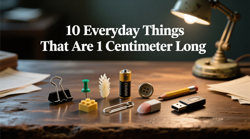 10 Everyday Things That Are 1 Centimeter Long