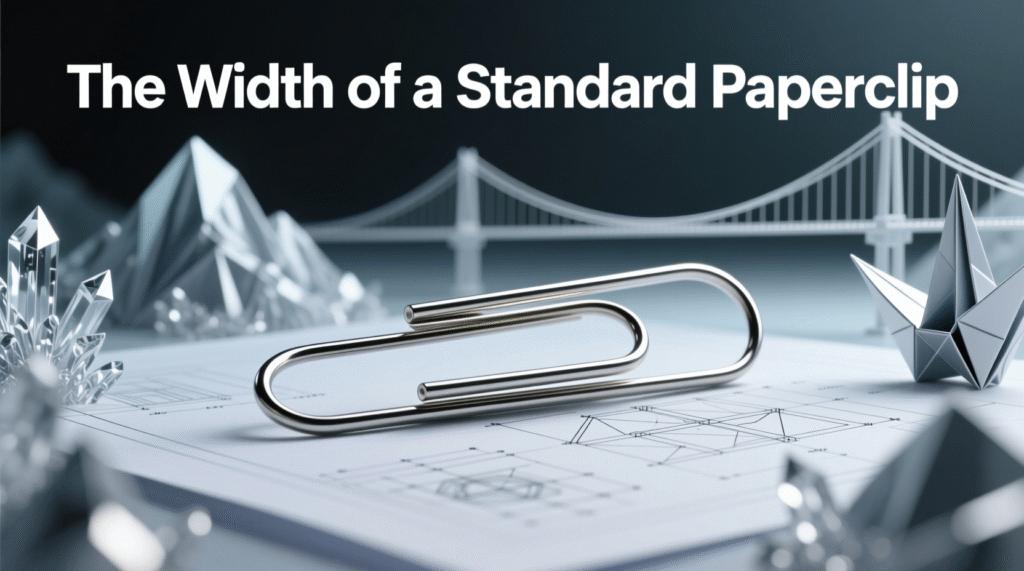 The Width of a Standard Paperclip