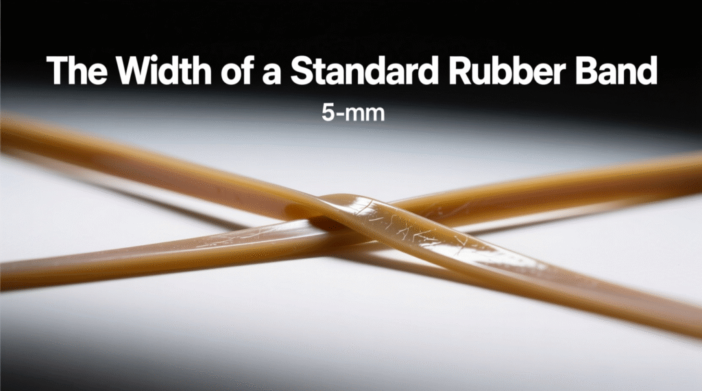 The Width of a Standard Rubber Band