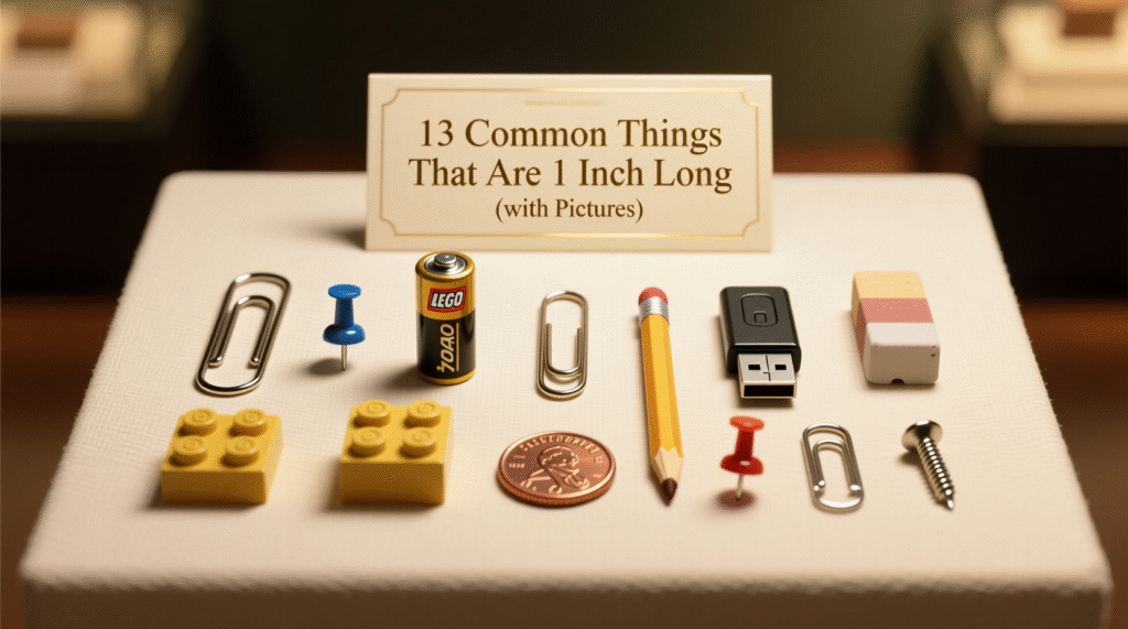 13 Common Things That Are 1 Inch Long (with Pictures)