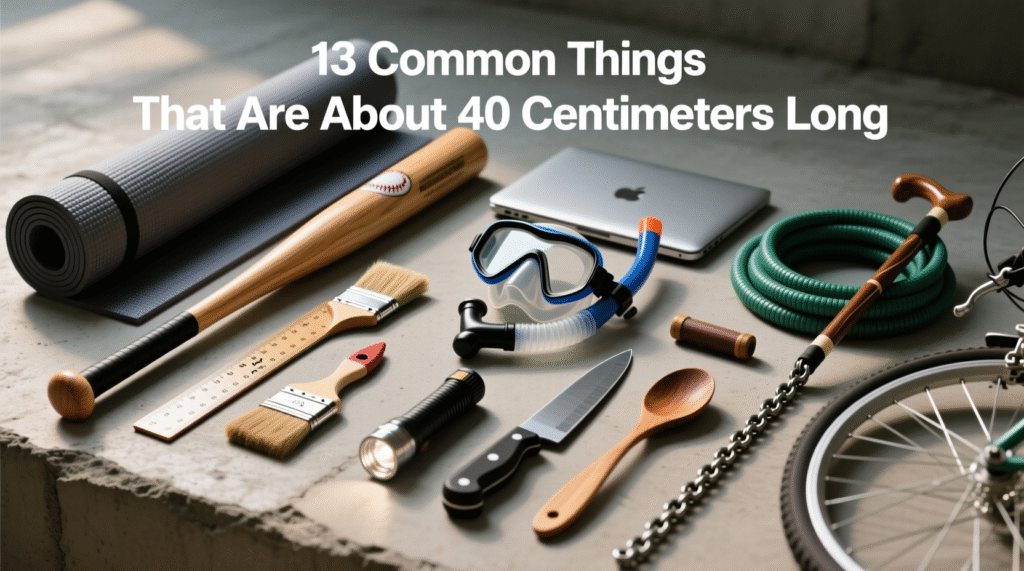 13 Common Things That Are About 40 Centimeters Long