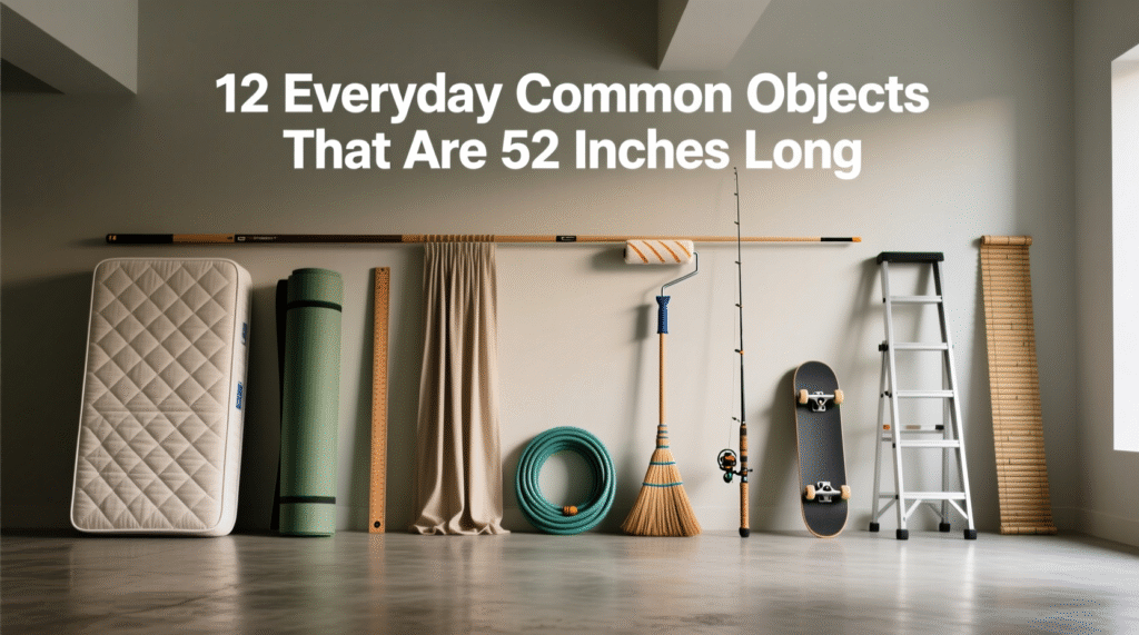 12 Everyday Common Objects That Are 52 Inches Long