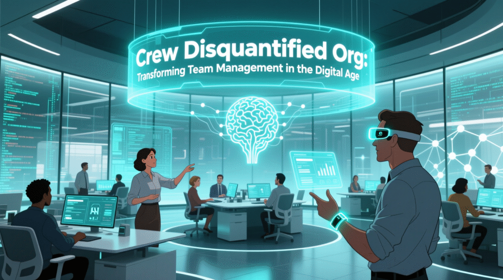Crew Disquantified Org: Transforming Team Management in the Digital Age