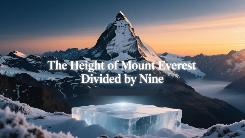 The Height of Mount Everest Divided by Nine