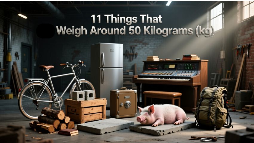 11 Things That Weigh Around 50 Kilograms (kg)